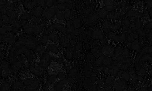Melloday Bell Sleeve Lace Minidress In Black