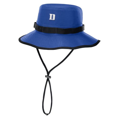 Nike Royal Duke Blue Devils 2025 Sideline Apex Boonie Bucket Hat In Blue