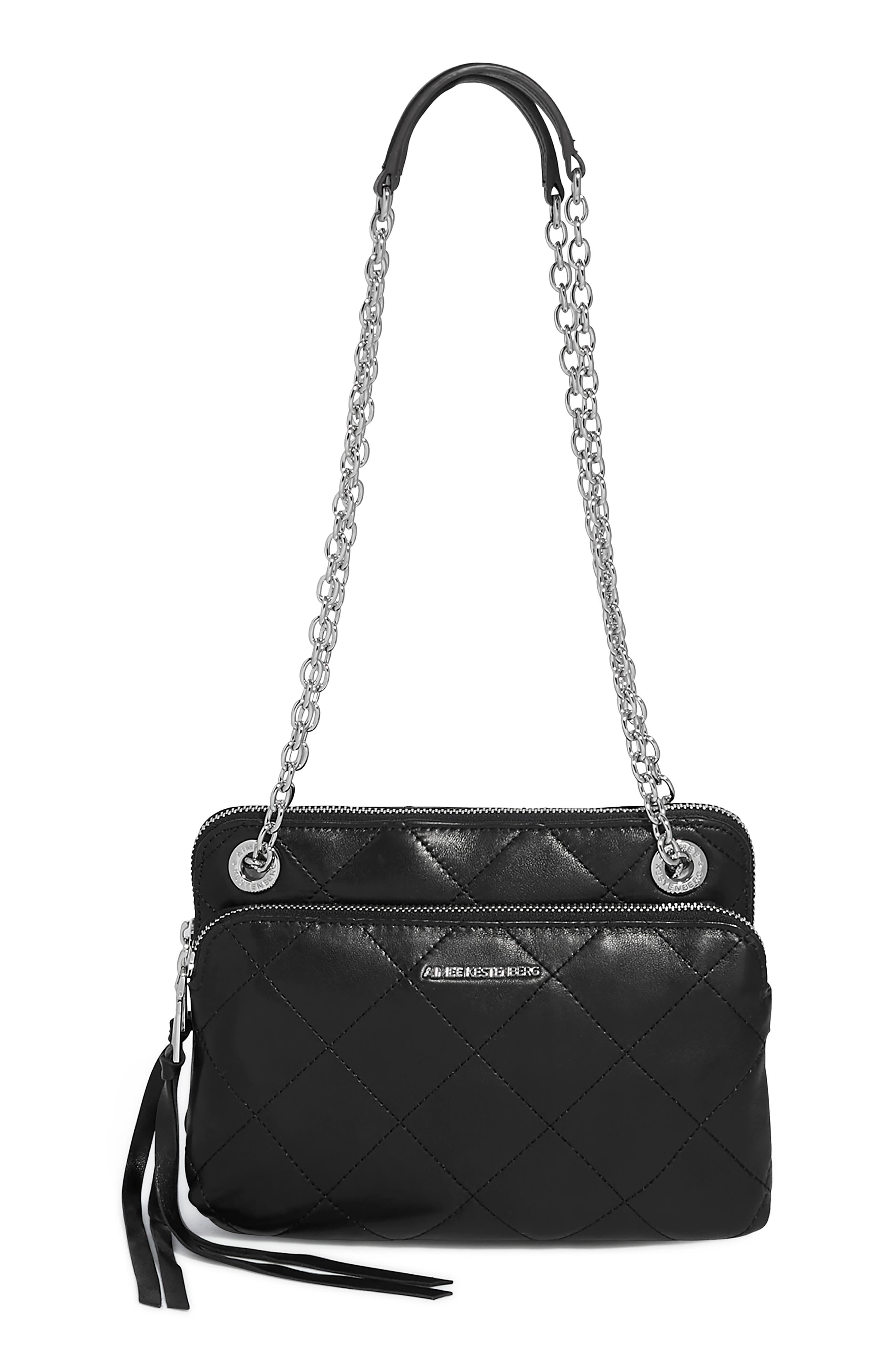 Aimee Kestenberg Maven Quilted Leather Crossbody Bag, Alternate, color, 