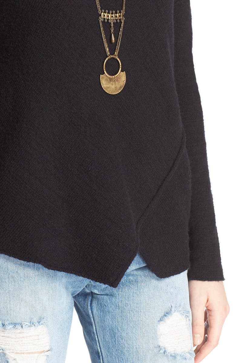 Free People 'Love and Harmony' Asymmetrical Sweater, Alternate, color, 