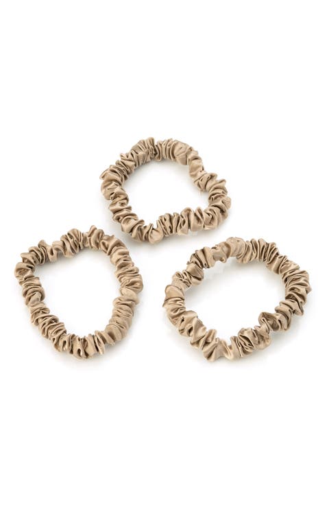 3-Pack Skinny Silk Scrunchies