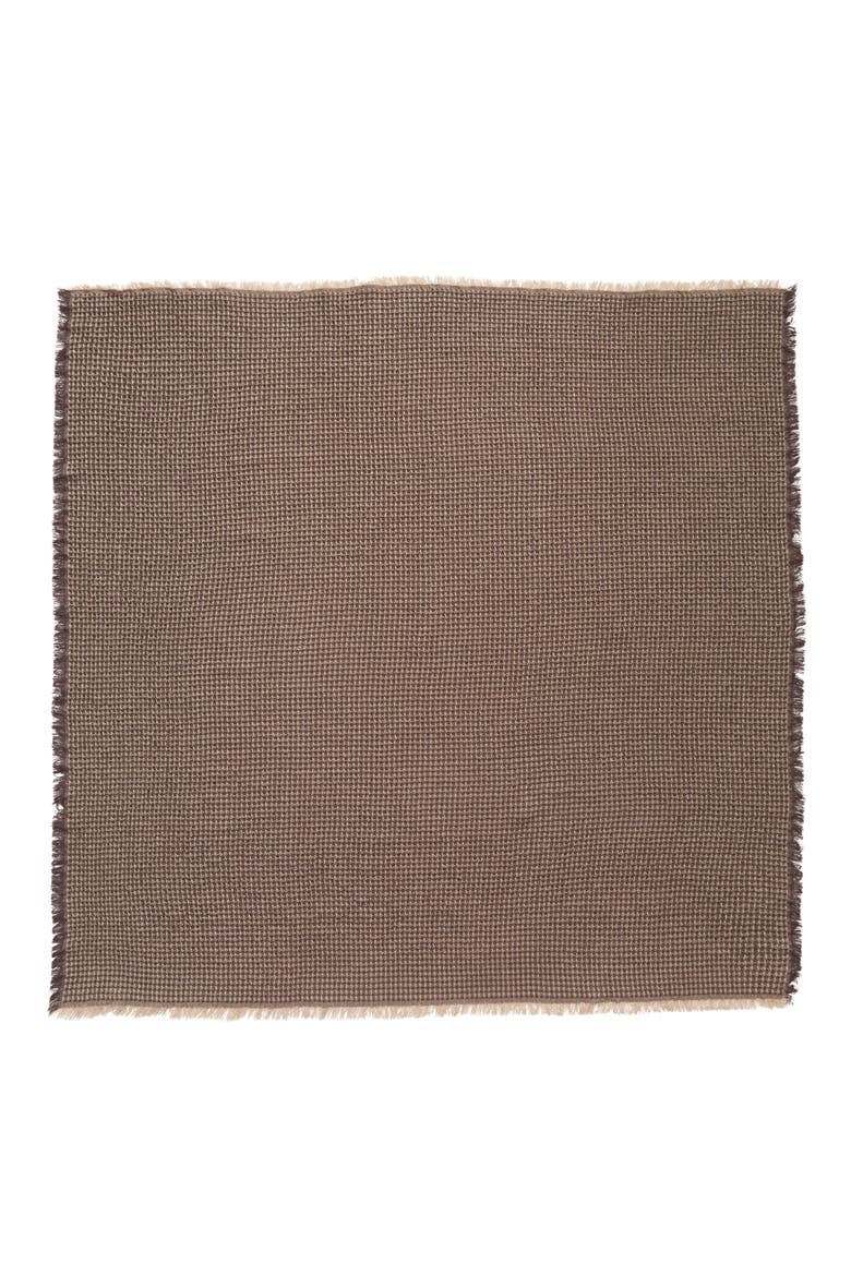 Thermal Knit Scarf, Alternate, color, GREY COMBO