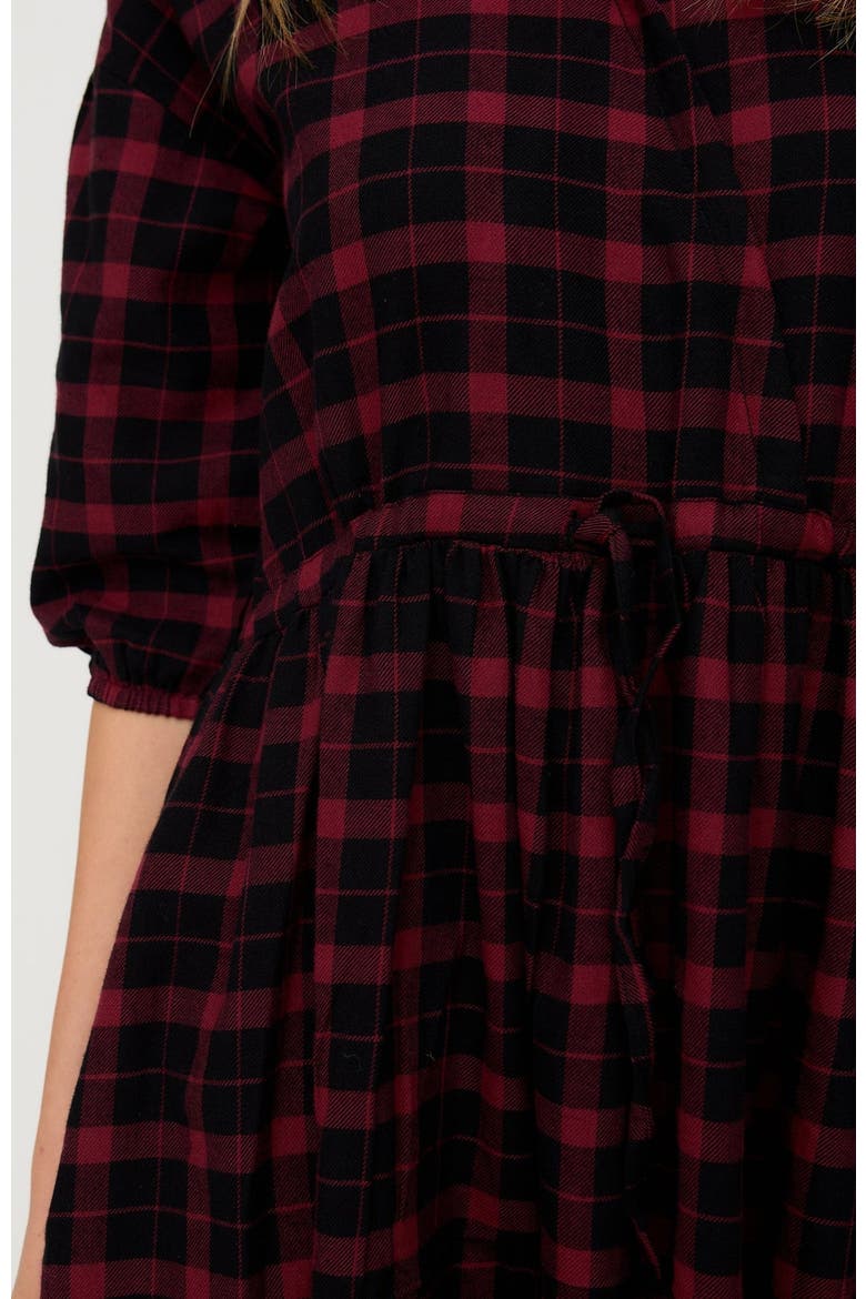 Organic Cotton Belle Dress, Alternate, color, Red