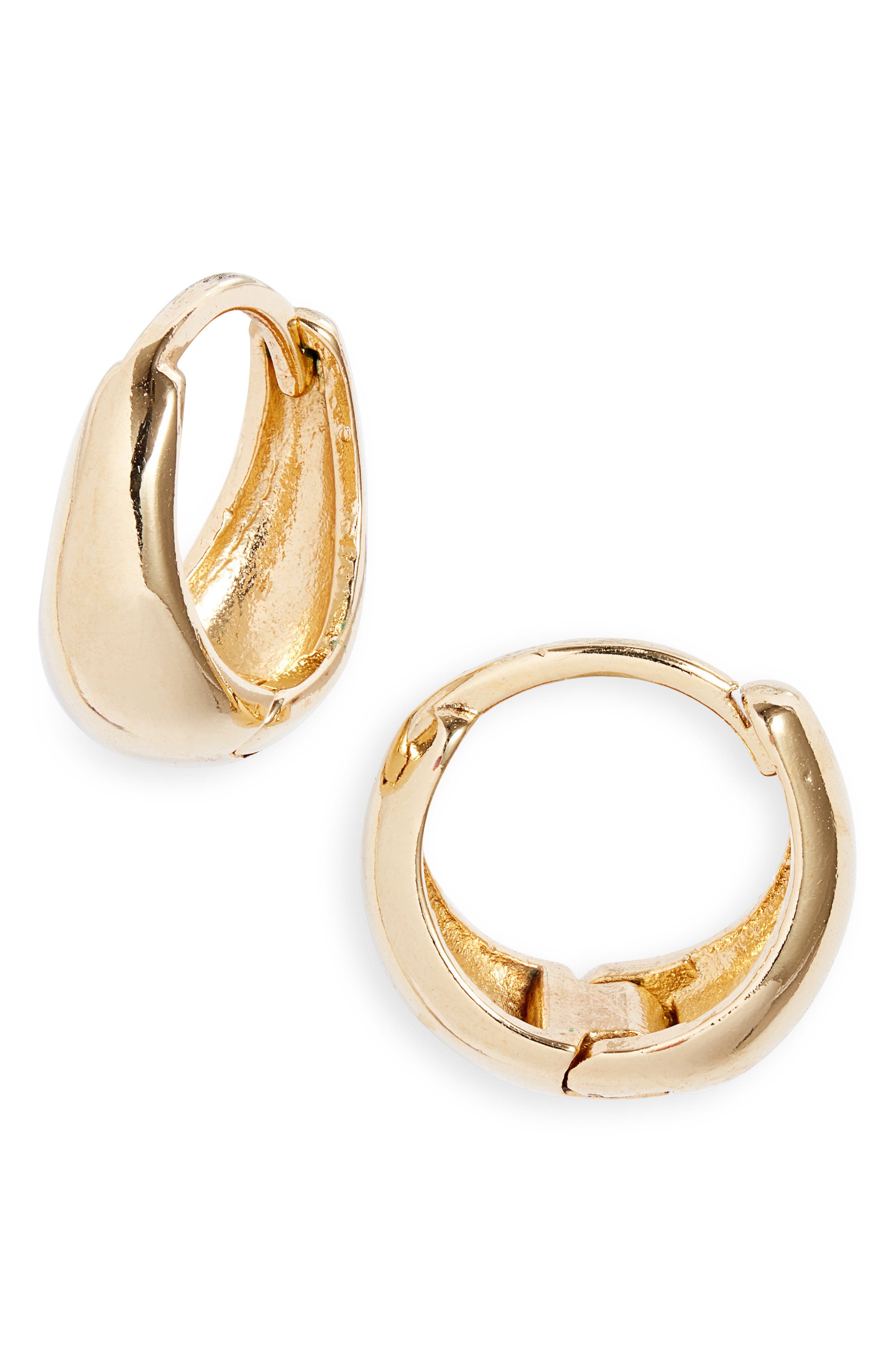 Set & Stones Aneesa Hoop Earrings in Gold 