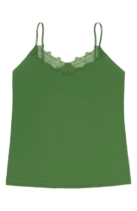 Soft Seamless Camisole with Lace