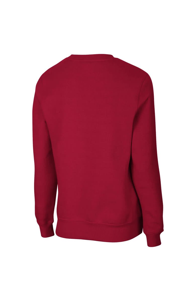 COLOSSEUM Women's Colosseum Cardinal Arkansas Razorbacks Campanile Pullover Sweatshirt, Alternate, color, Cardinal