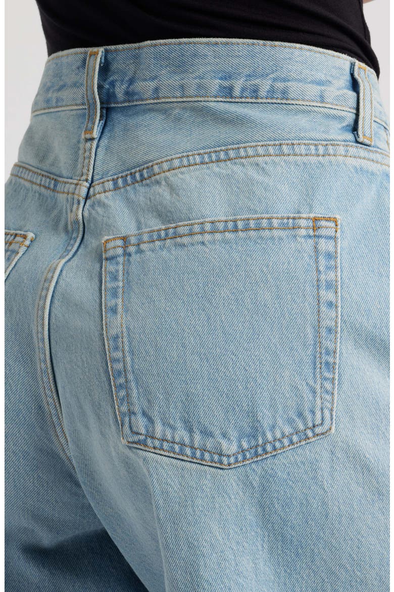 Denim Bermuda Shorts, Alternate, color, BLUE