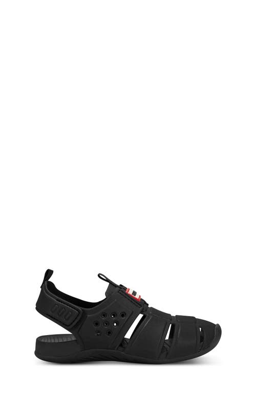 Hunter Kids' Edosa Slingback Sandal In Black 001