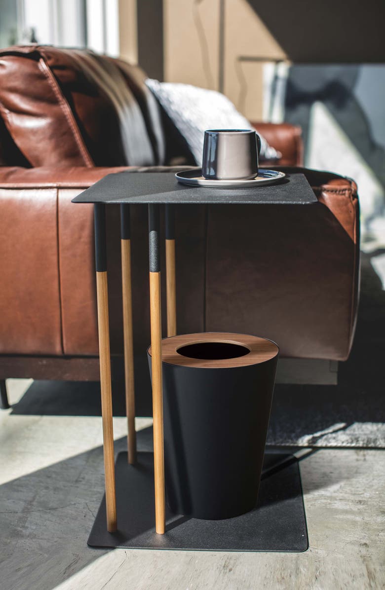 Yamazaki Sliding Side Table, Alternate, color, Black