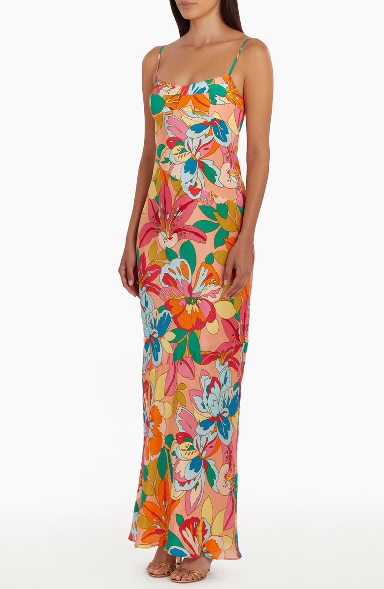 Amanda Uprichard Janeiro Floral Maxi Dress, Alternate, color, Botanico