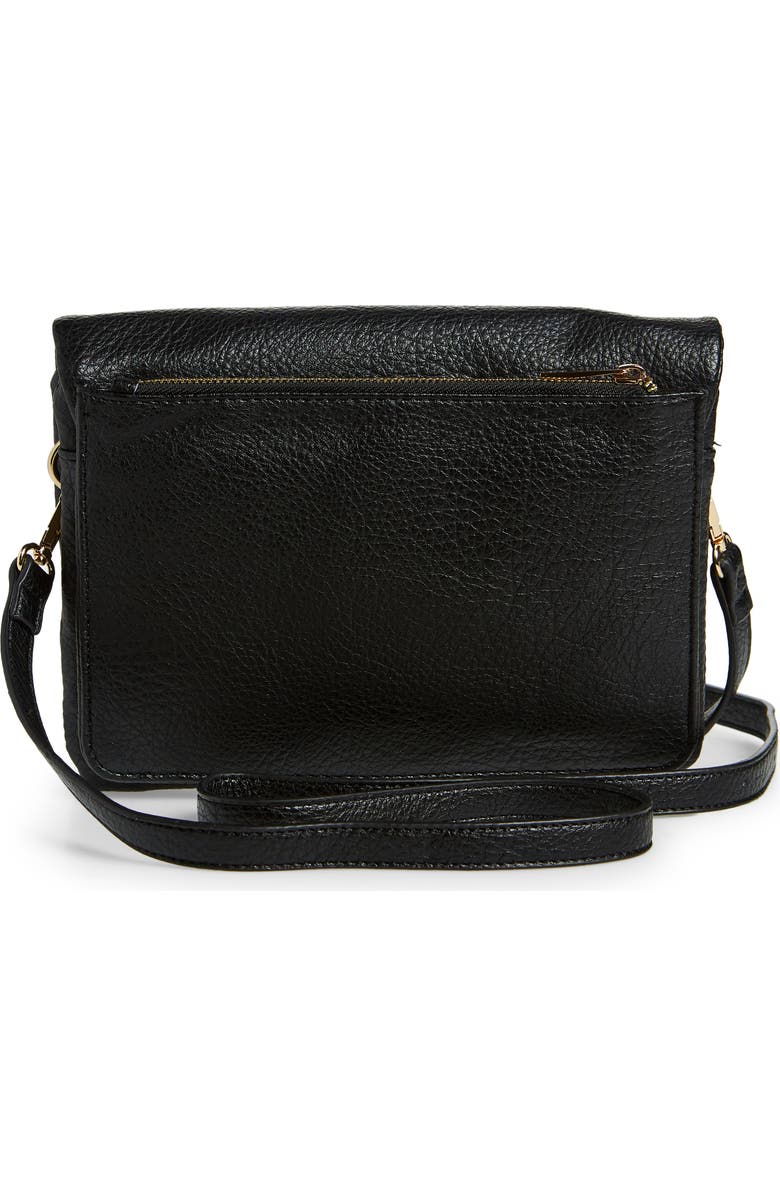 Street Level Medium Faux Leather Crossbody Bag, Alternate, color,