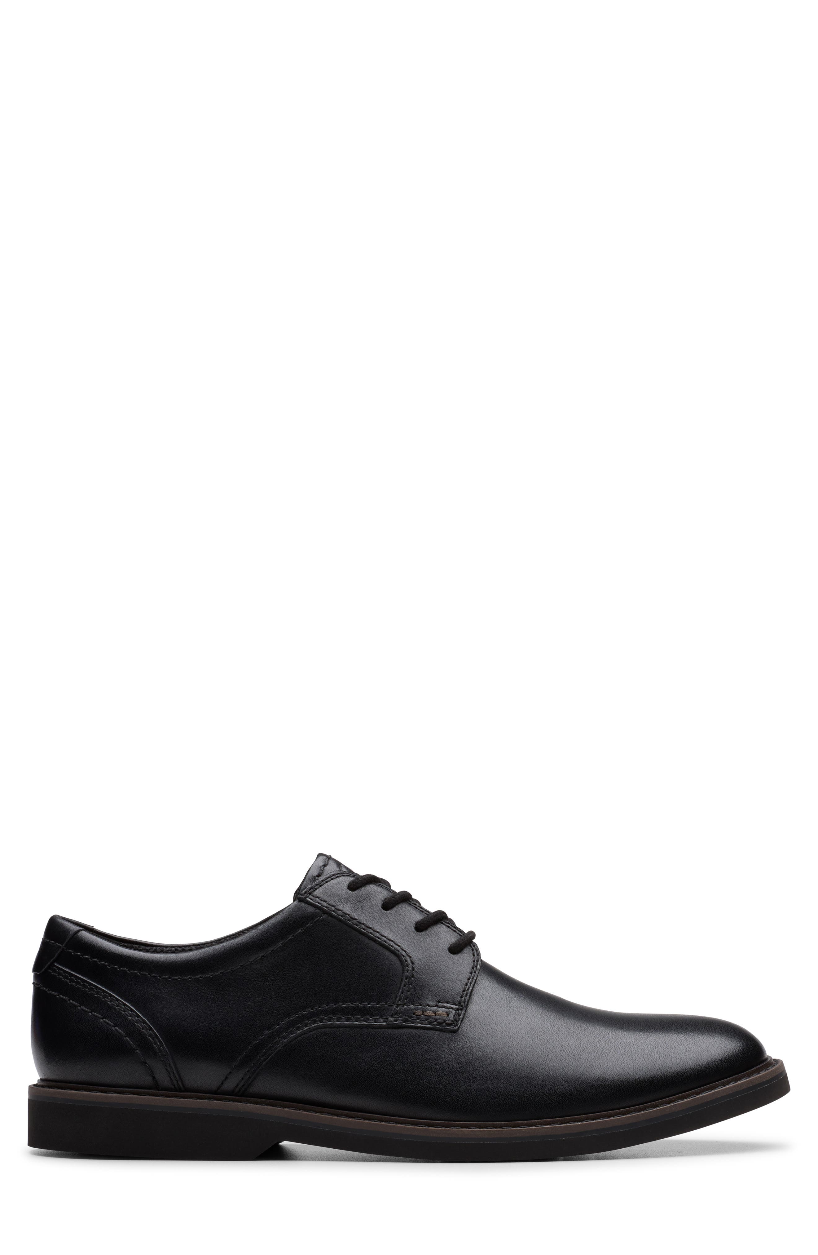 Clarks<sup>®</sup> Radcliff Low Derby, Alternate, color, Black Smooth