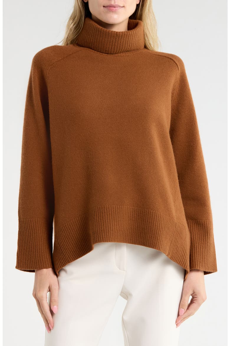 Eliza Wool & Cashmere Sweater, Main, color, TOFFEE