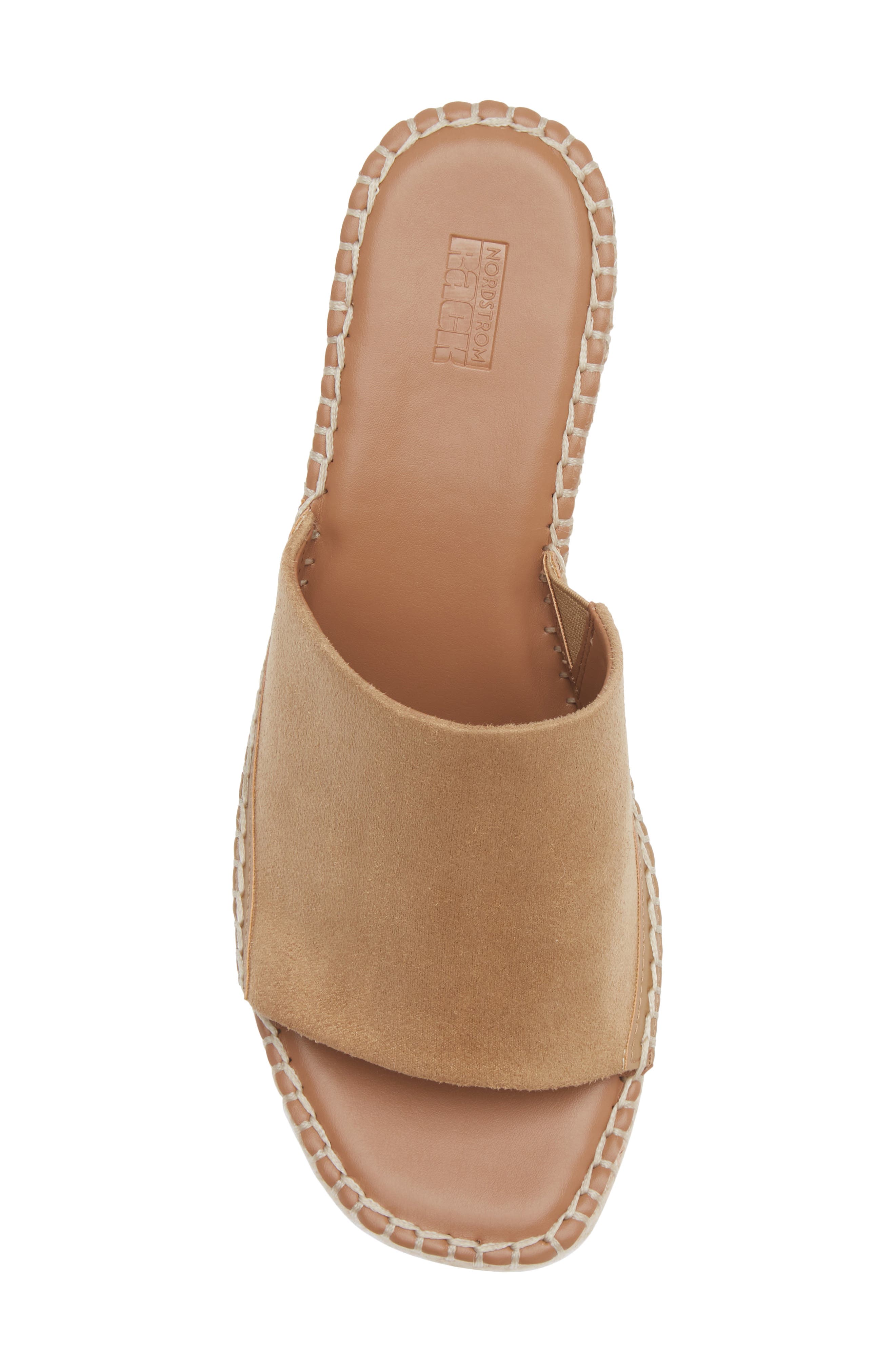 Claire Jute Wedge Slide Sandal, Alternate, color, TAN ICED COFFEE