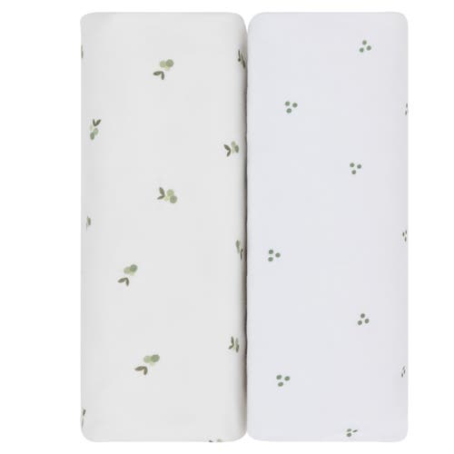 Ely's & Co. Patent Pending Waterproof Crib Sheet In Sage Berry