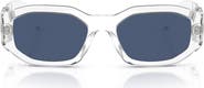 Versace Biggie 53mm Round Sunglasses