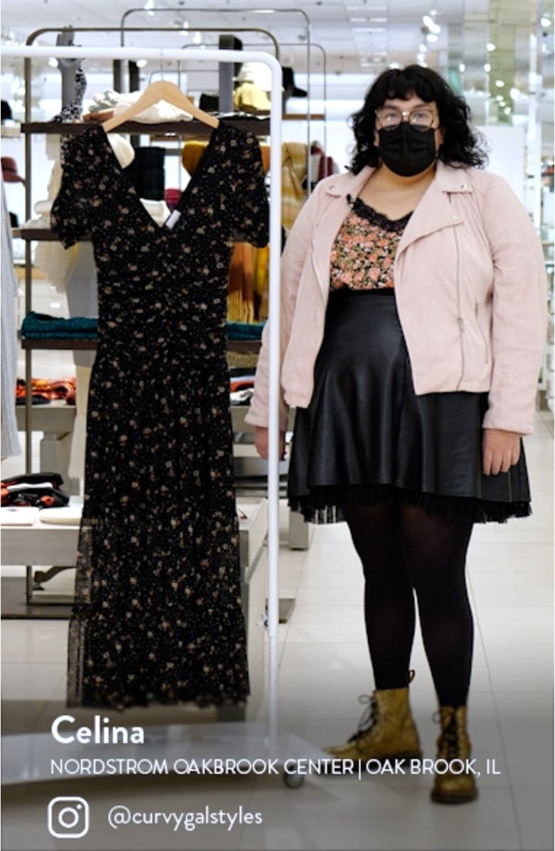 Rebecca Floral Mesh Dress, sales video thumbnail