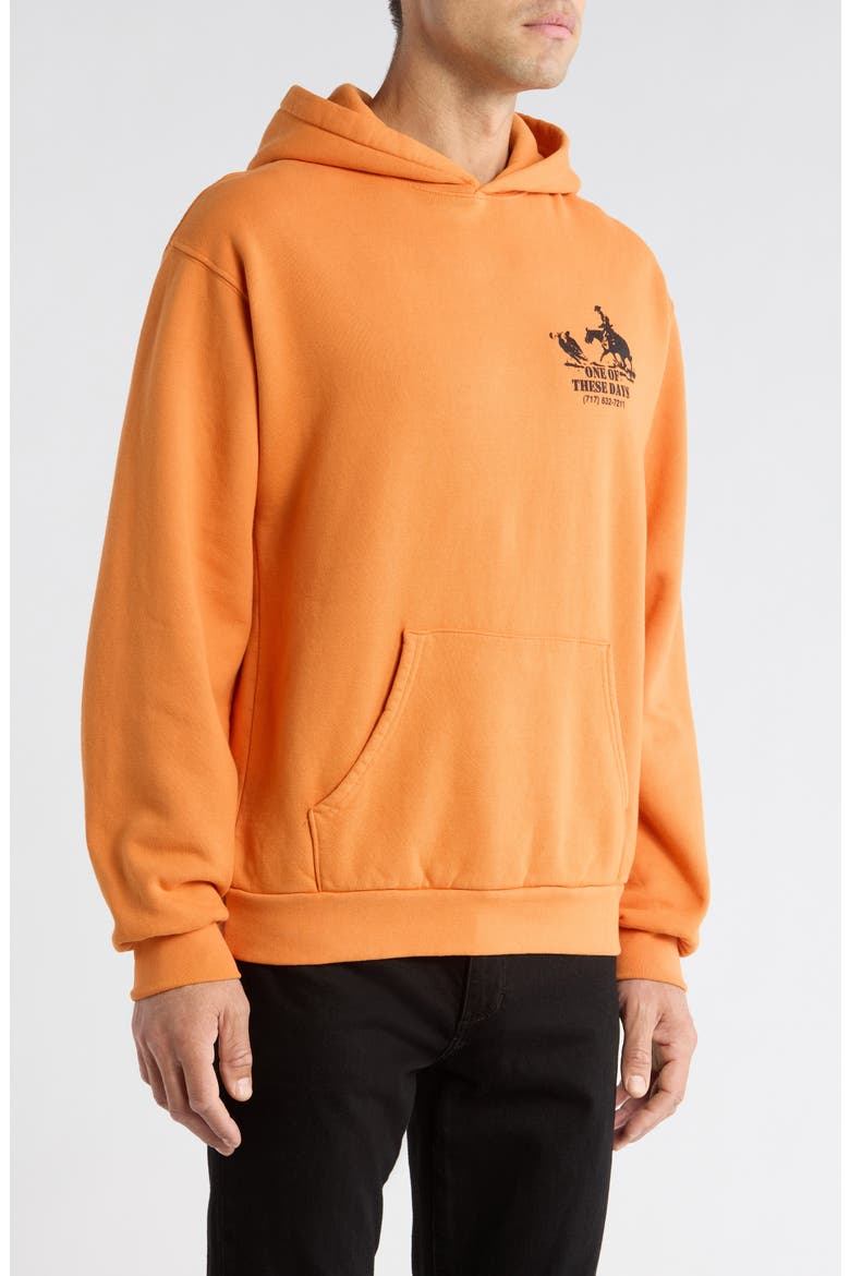 Roundup Fleece Graphic Hoodie, Alternate, color, ORANGE