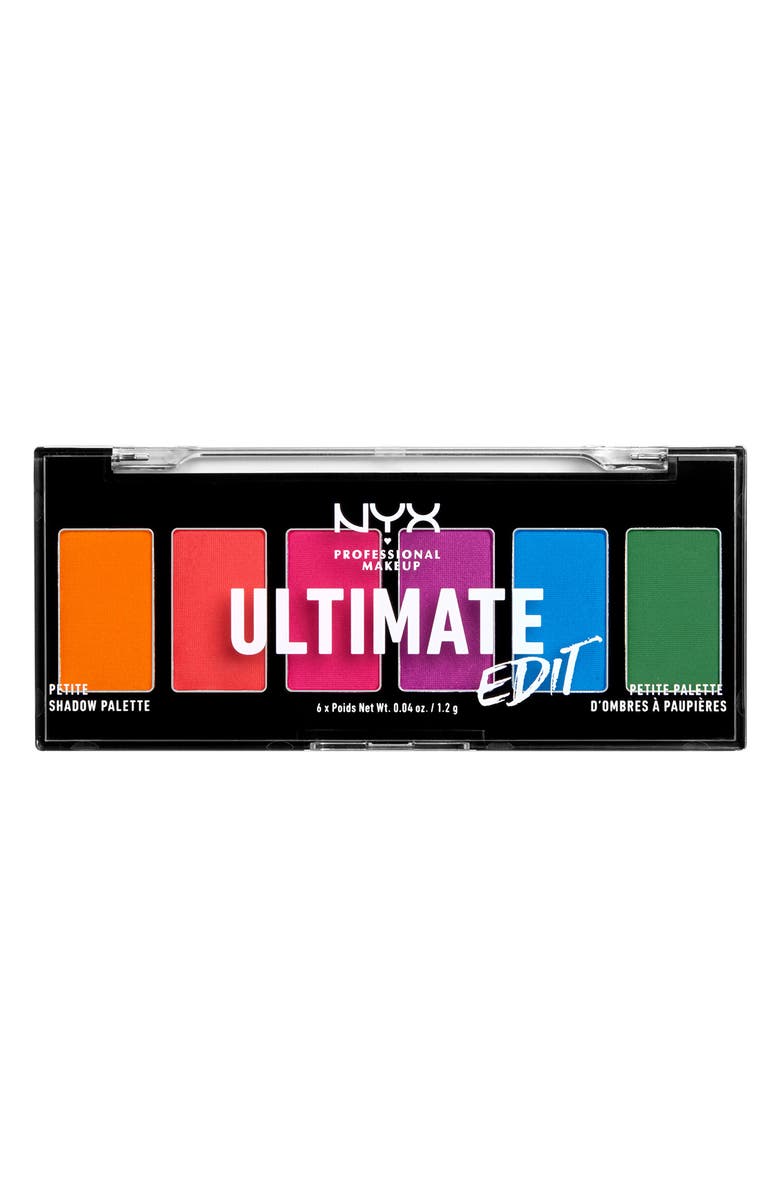NYX PROFESSIONAL MAKEUP NYX COSMETICS Ultimate Edit Petite Shadow Palette, Main, color, 