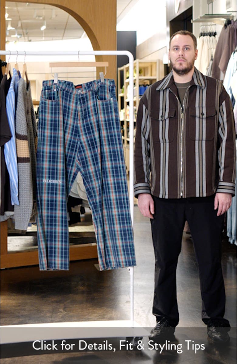 Formula Plaid Baggy Jeans, sales video thumbnail