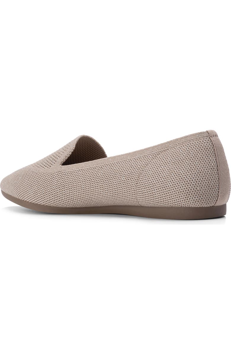 Me Too Alia Flat, Alternate, color, Bisque Metallic