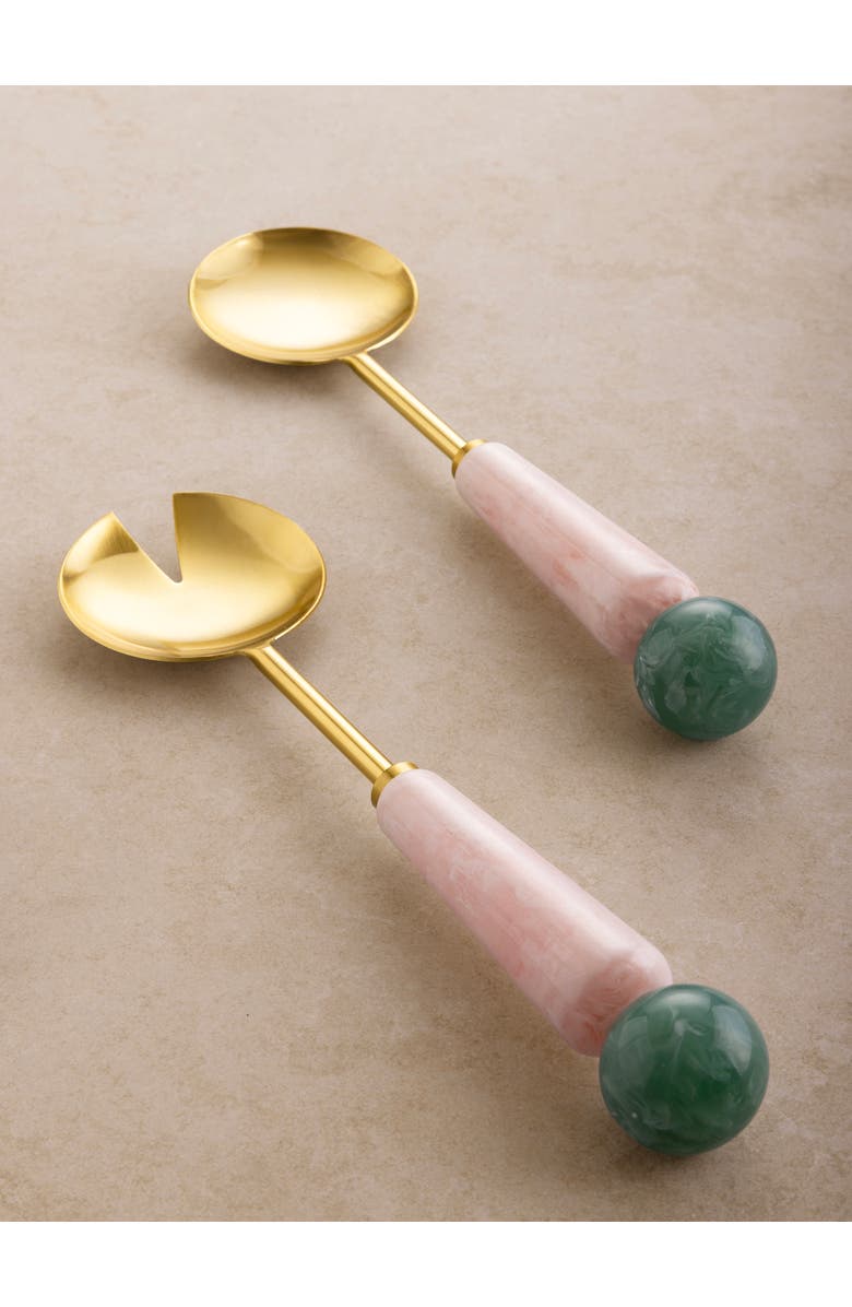 GAURI KOHLI Copenhagen Salad Servers, Set of 2, Alternate, color,