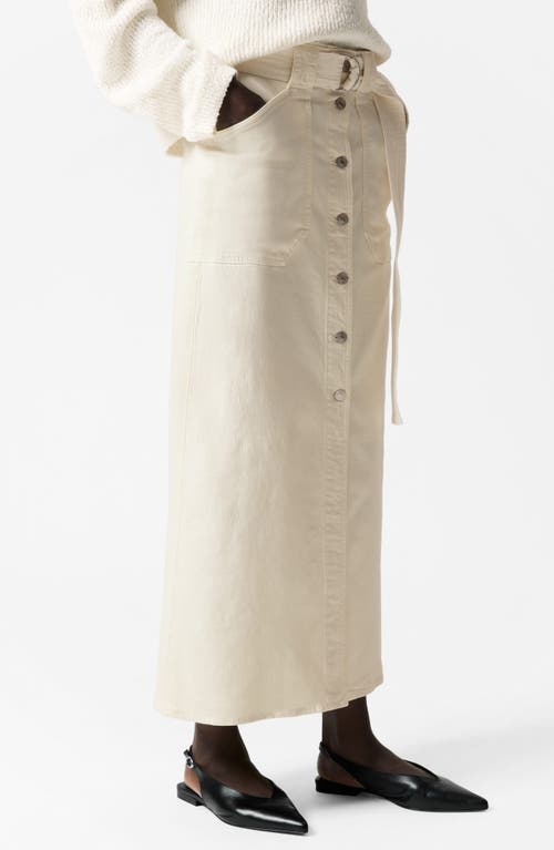 Shop & Other Stories Belted Denim Maxi Skirt