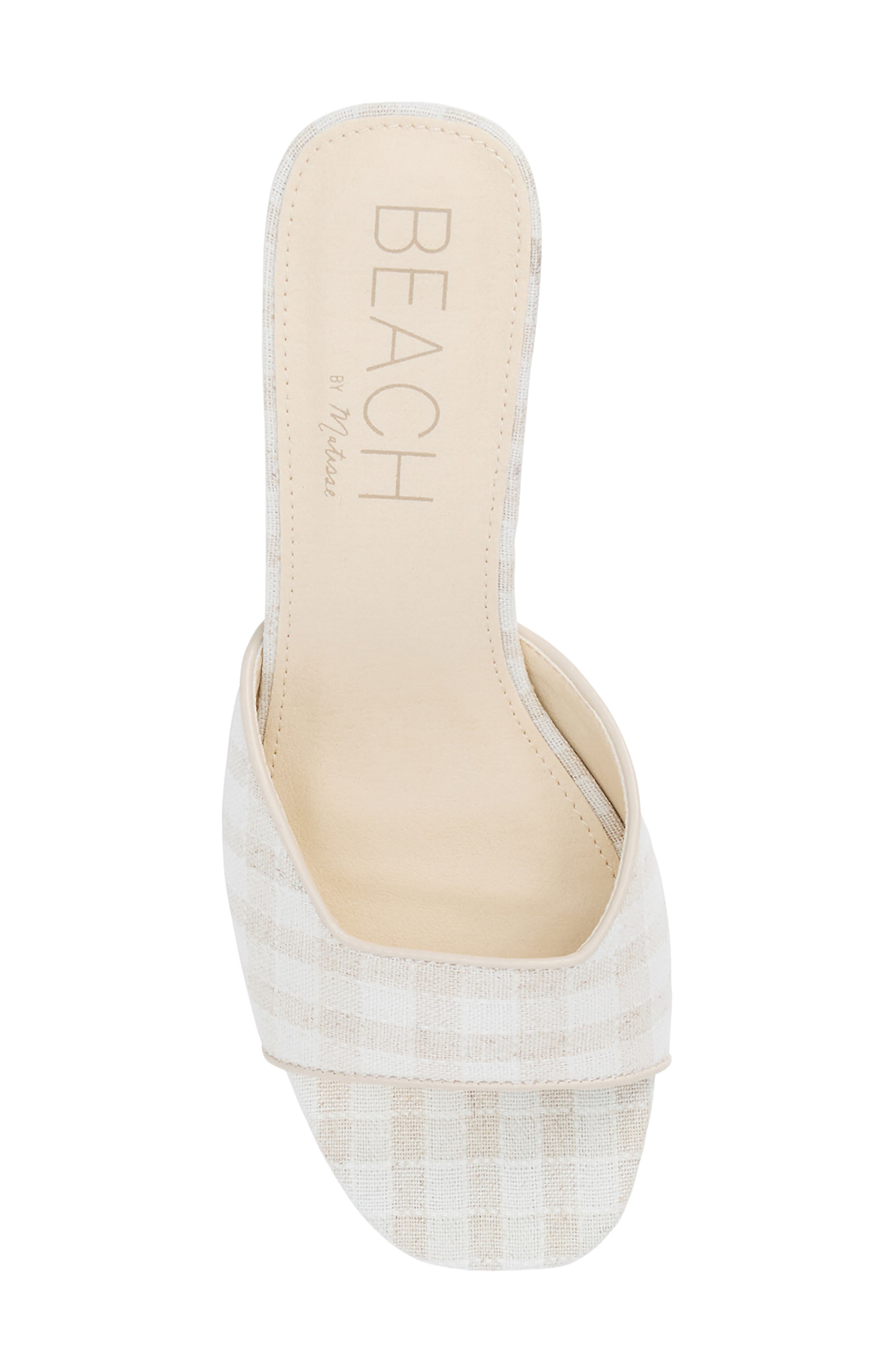 Birdie Block Heel Sandal, Alternate, color, NATURAL CHECK