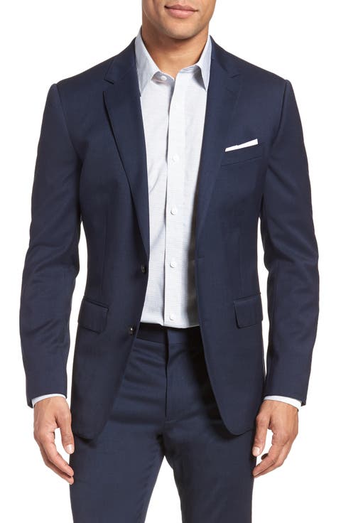 Jetsetter Slim Fit Stretch Wool Suit Jacket (Regular & Big)