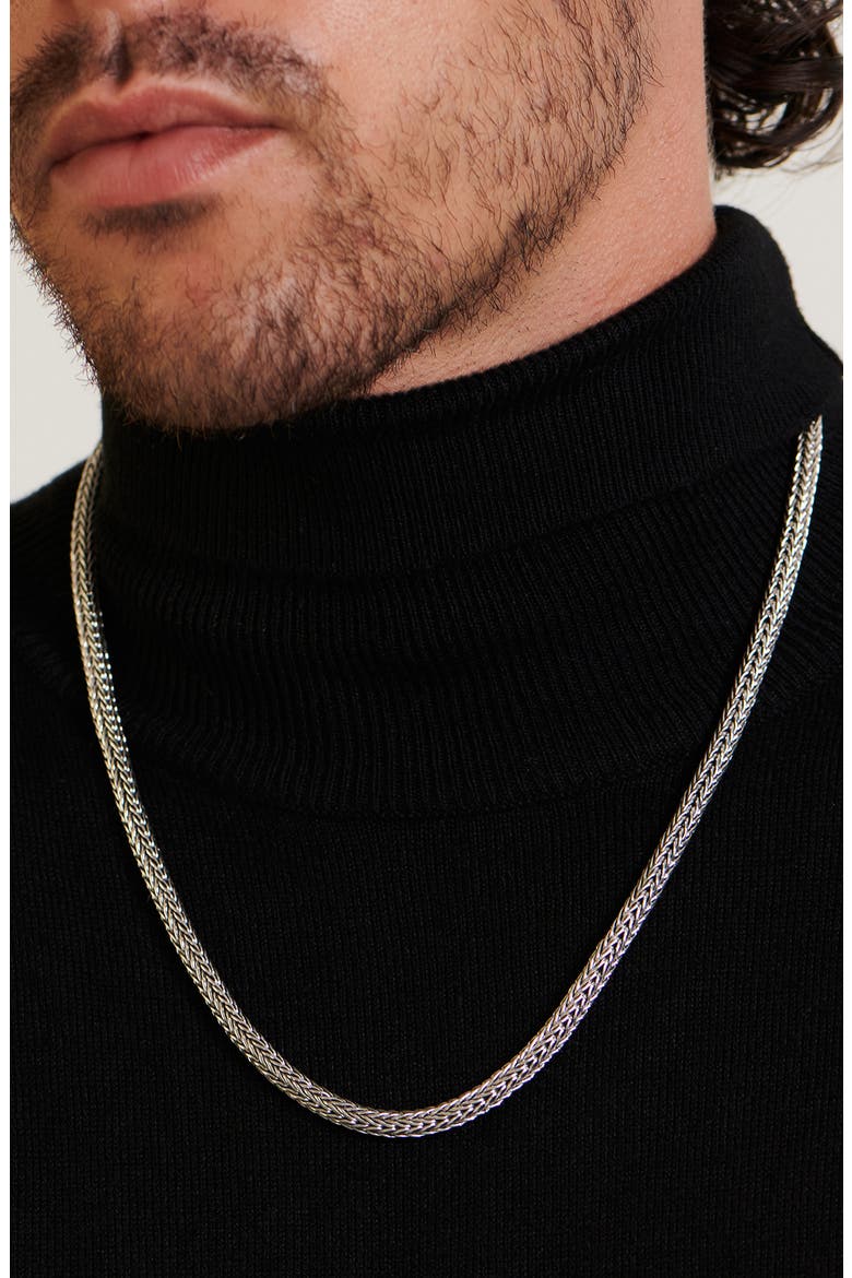 Sterling Silver Chain Necklace, Alternate, color, SILVER