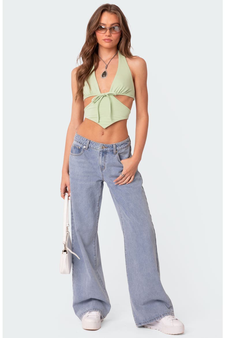 Raelynn Wide Leg Jeans, Alternate, color, BLUE