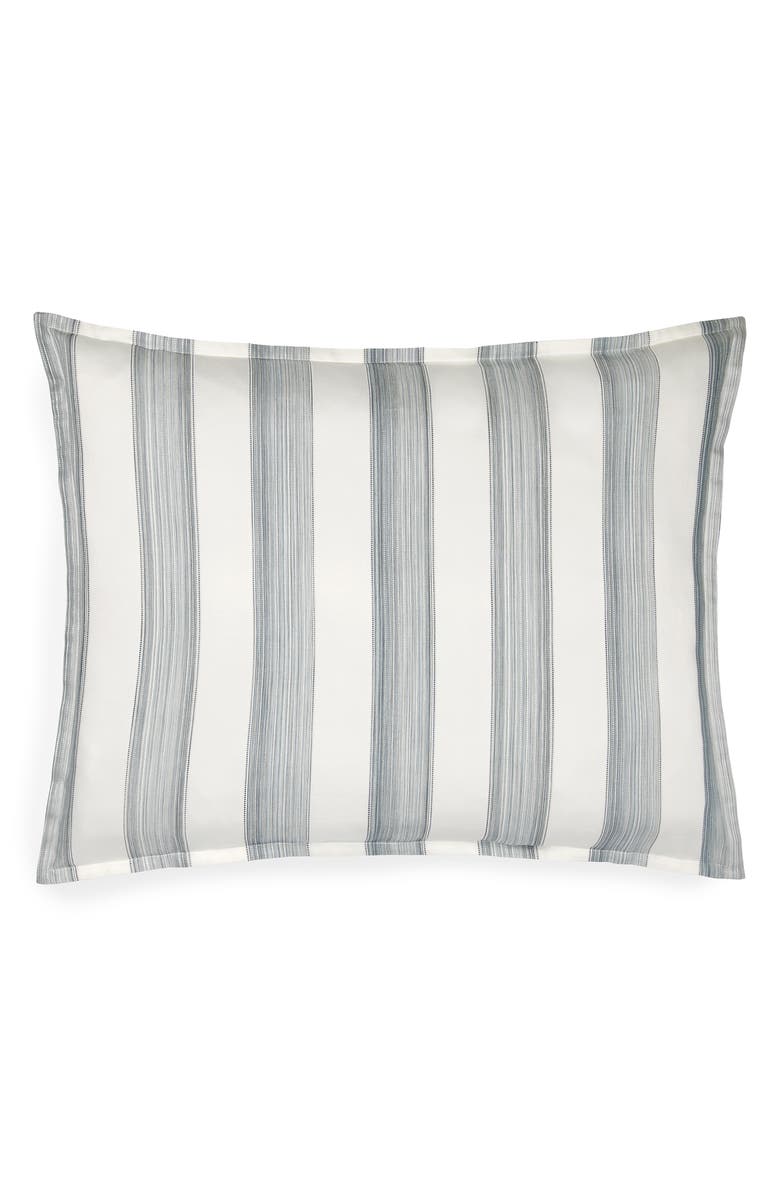 SFERRA Mara Jacquard Stripe Cotton Sateen Sham, Main, color,
