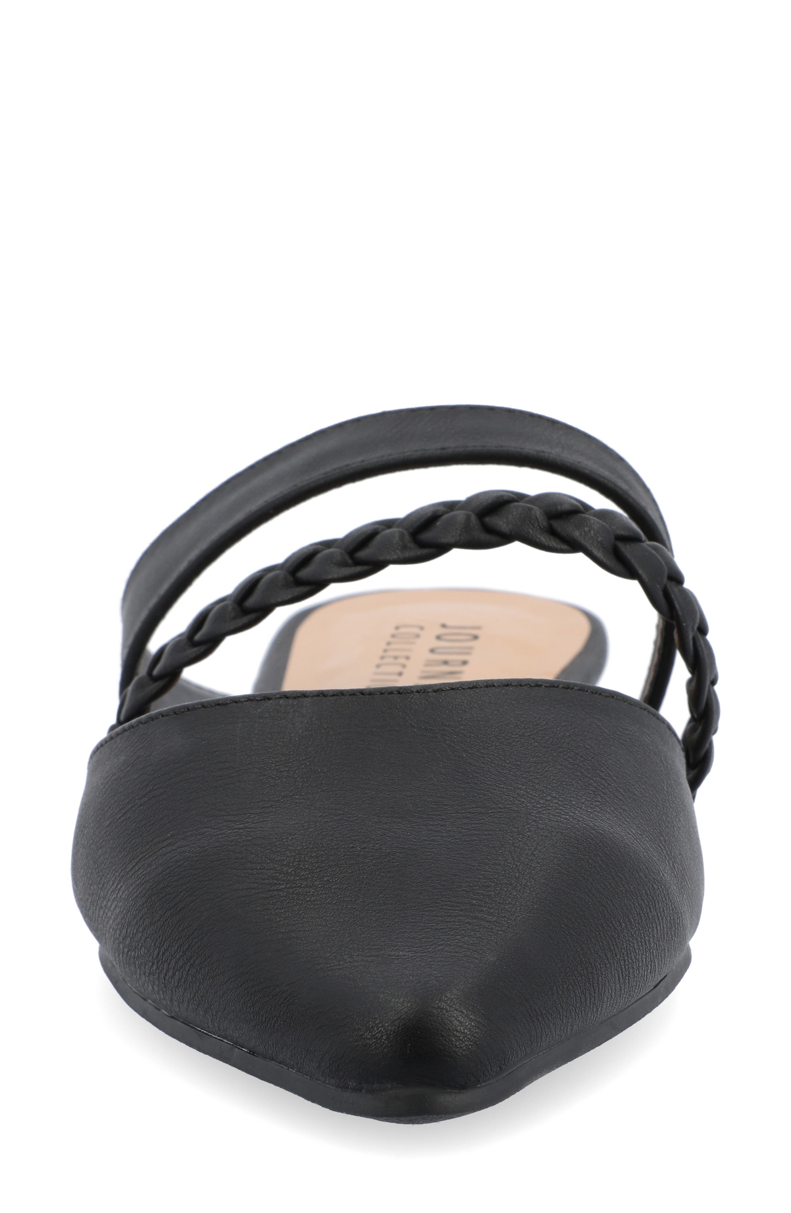 Journee Collection Olivea Mule - Narrow Width, Alternate, color, Black