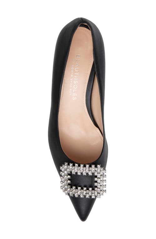 Beautiisoles Elsie Pointed Toe Pump In Black