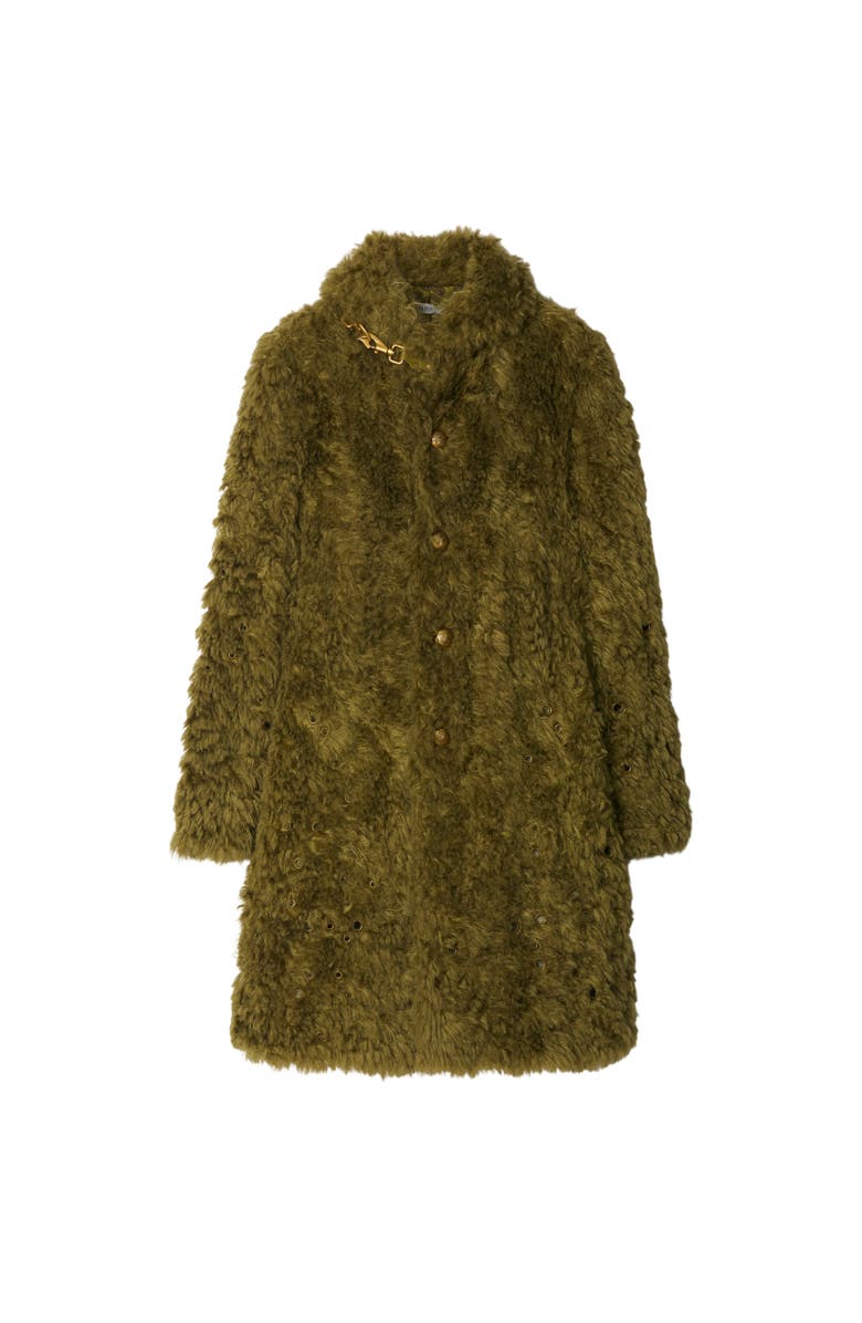 Burberry Faux Fur Coat, Alternate, color, 