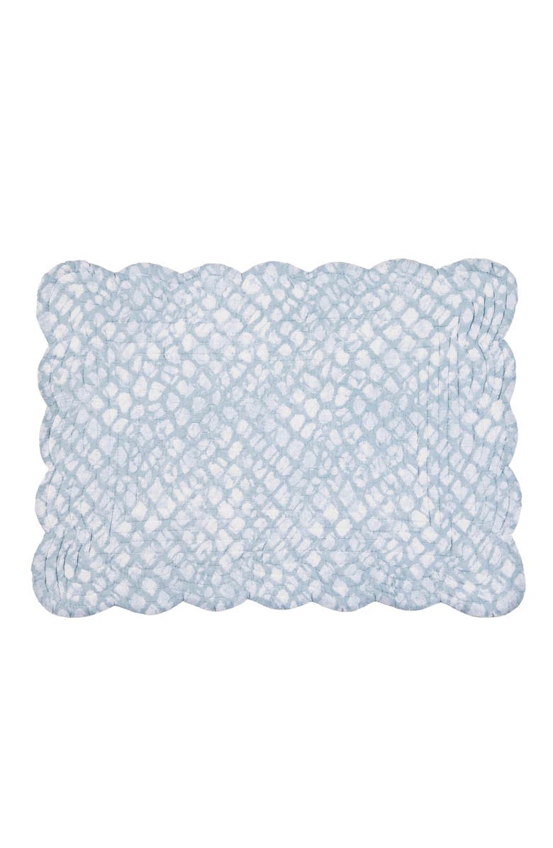 C&F Home Cerulean Breeze 100% Cotton Set of 6 Placemats 13" x 19", Alternate, color, Blue