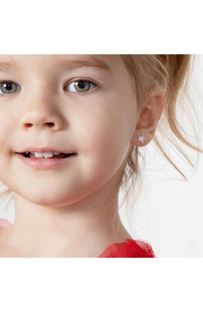 In Season Jewelry Sparkle Star Earrings, Alternate, color, Opal