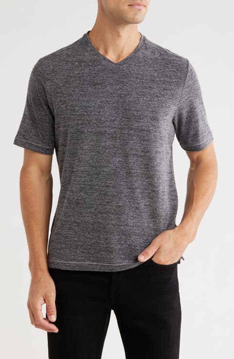 V-Neck Slubbed T-Shirt