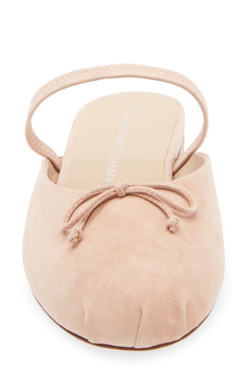 Stuart Weitzman Prima Bow Ballet Mule