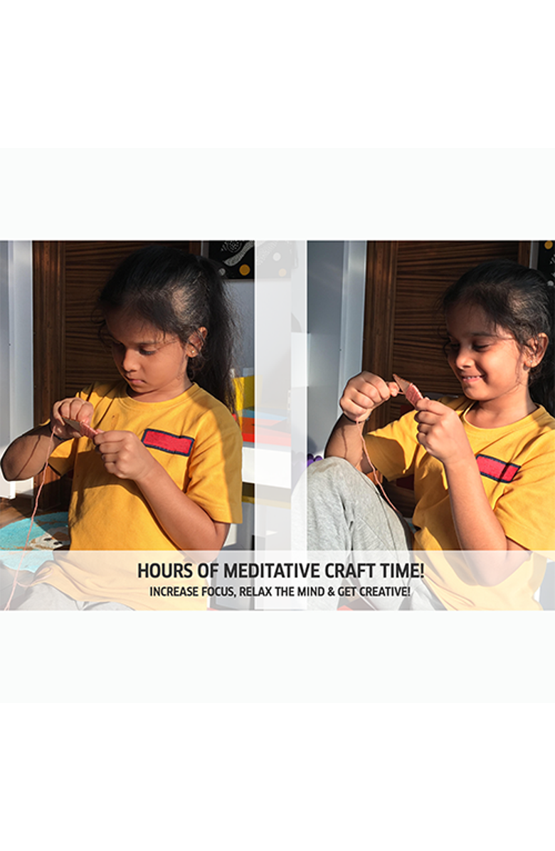 Chalk & Chuckles Yarn birds Craft Kit, Alternate, color, NO COLOR