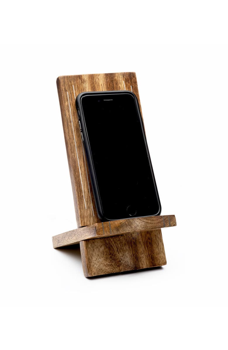 Matr Boomie Indukala Moon Phase Phone Holder, Alternate, color, Brown