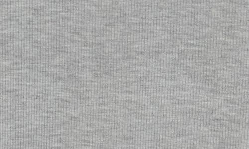 Barefoot Dreams ® Malibu Collection® Ultra Soft Rib Long Sleeve Crop Top In Gray