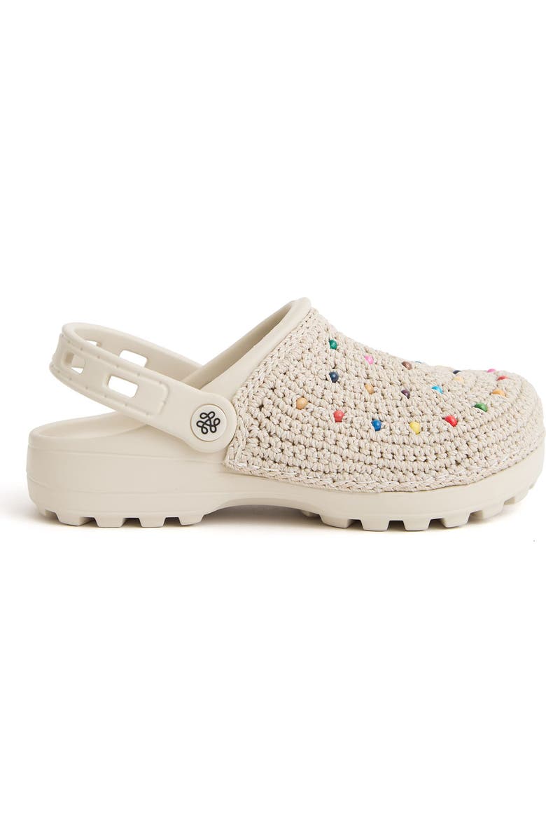 The Sak Bolo Eva Clog, Alternate, color, Ecru Multi Beads