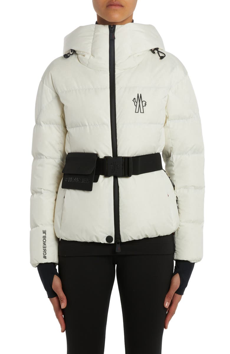 Moncler Grenoble Bouquetin Belted Down Jacket, Main, color,