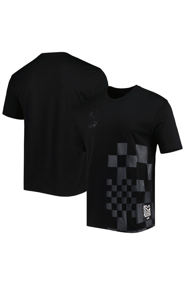 PUMA Men's Puma Black Borussia Dortmund FtblCulture Wordmark T-Shirt, Main, color, Black