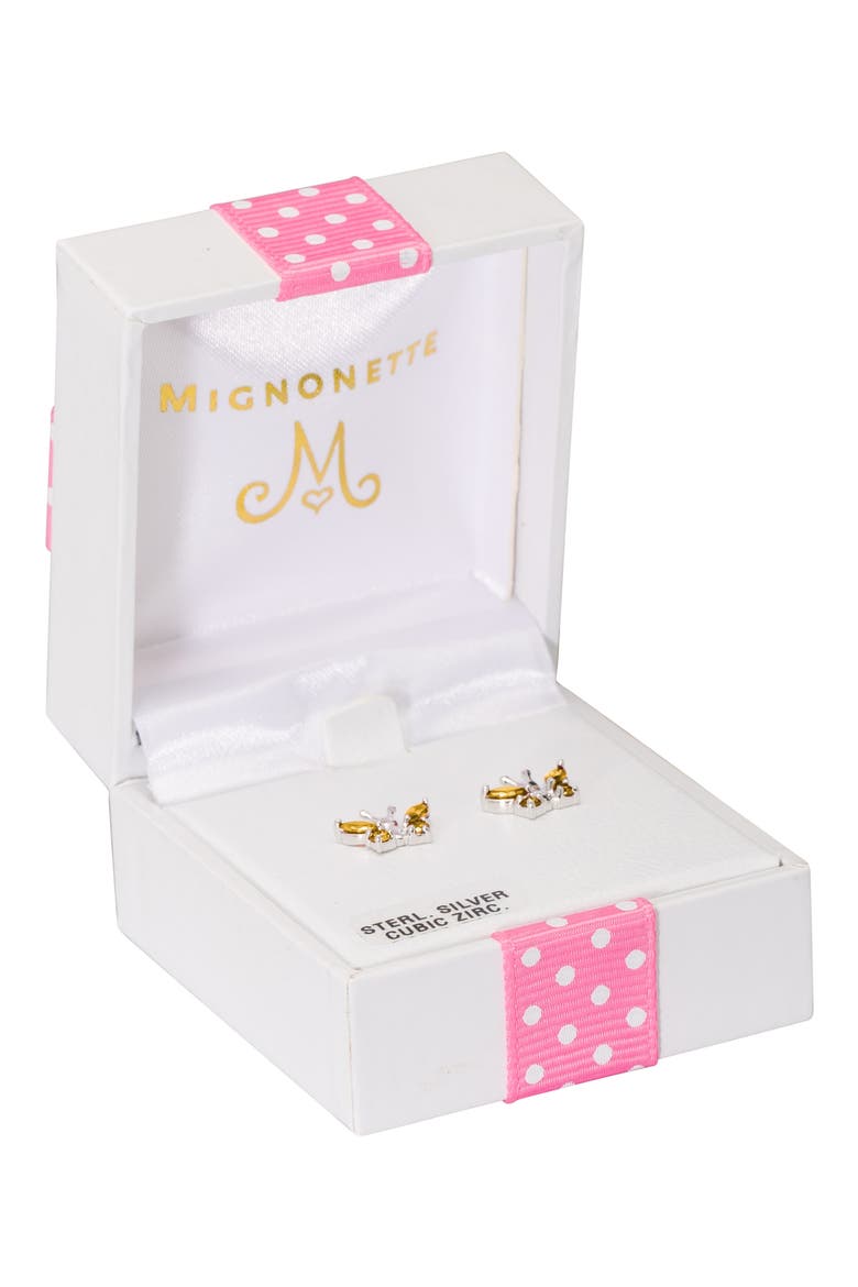 Butterfly Birthstone Sterling Silver Earrings, Alternate, color, NOVEMBER