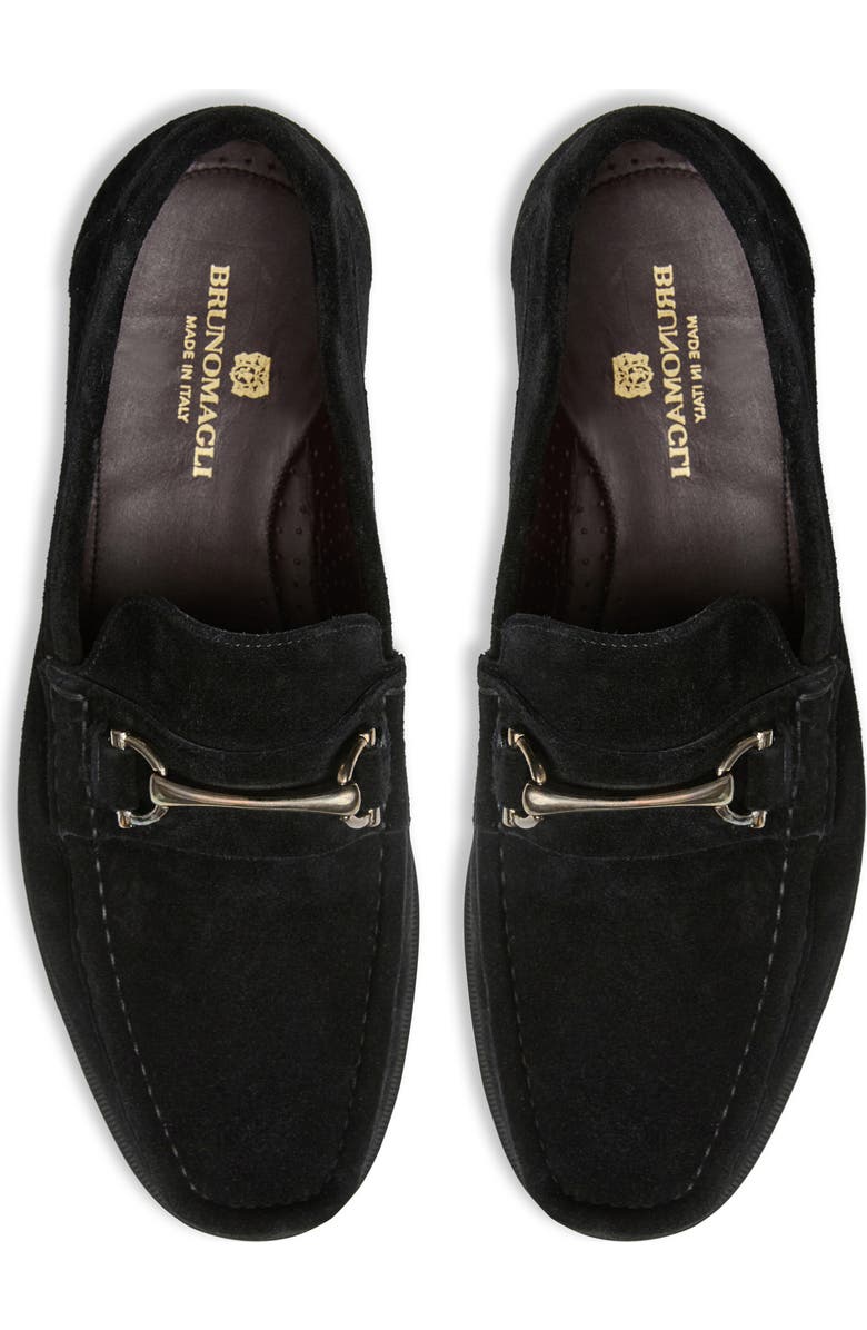 Bruno Magli Veneto Bit Loafer, Alternate, color, Black Suede