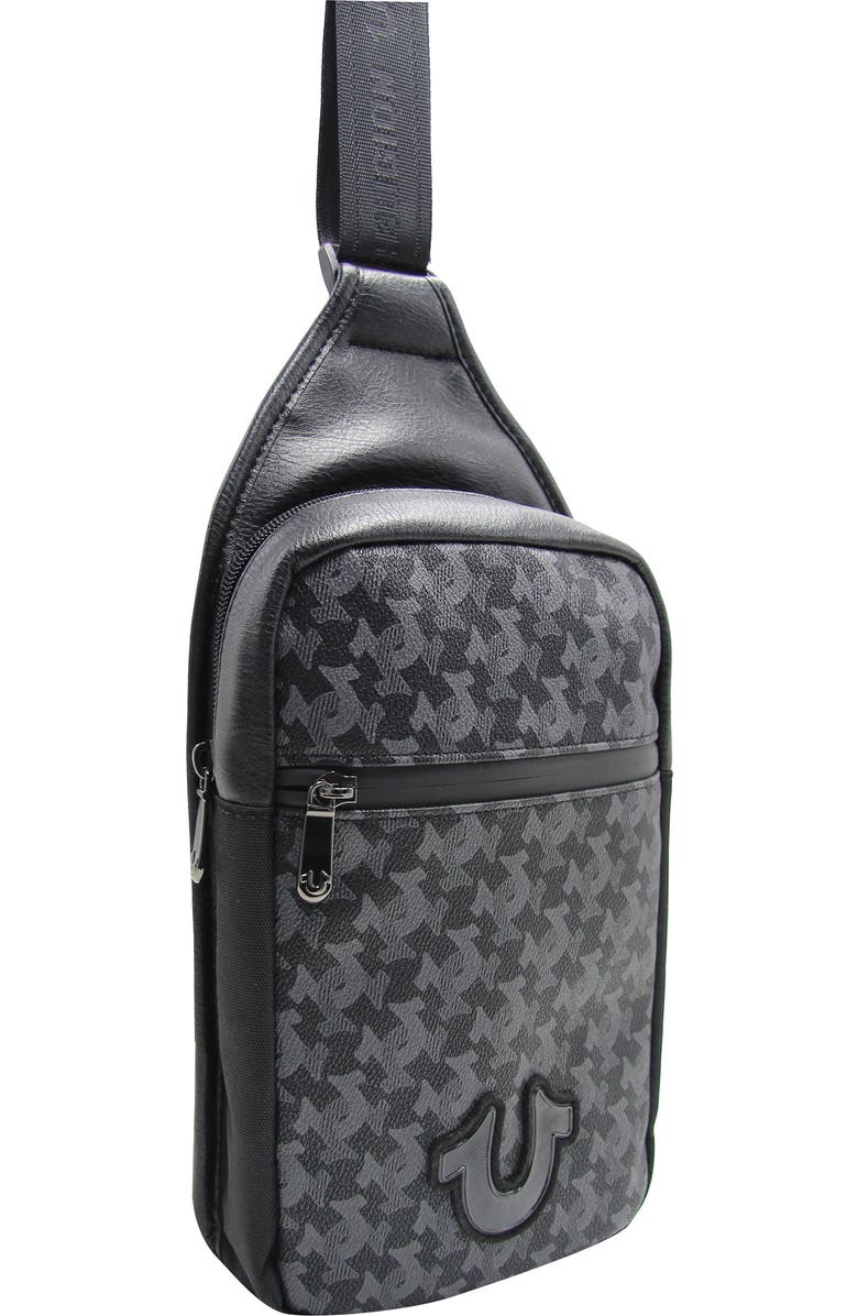 True Religion Farro Sling Bag, Alternate, color, Black