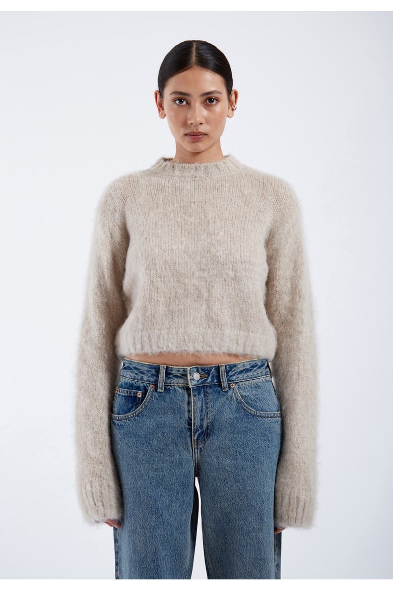 Moira Sweater, Alternate, color, Brushed Silver Lining