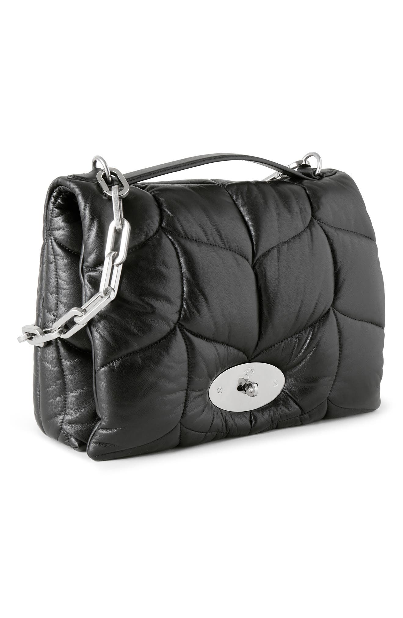 Mulberry Softie Quilted Leather Shoulder Bag, Alternate, color, 